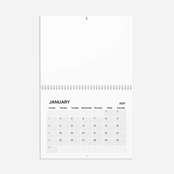 Custom calendar · blank