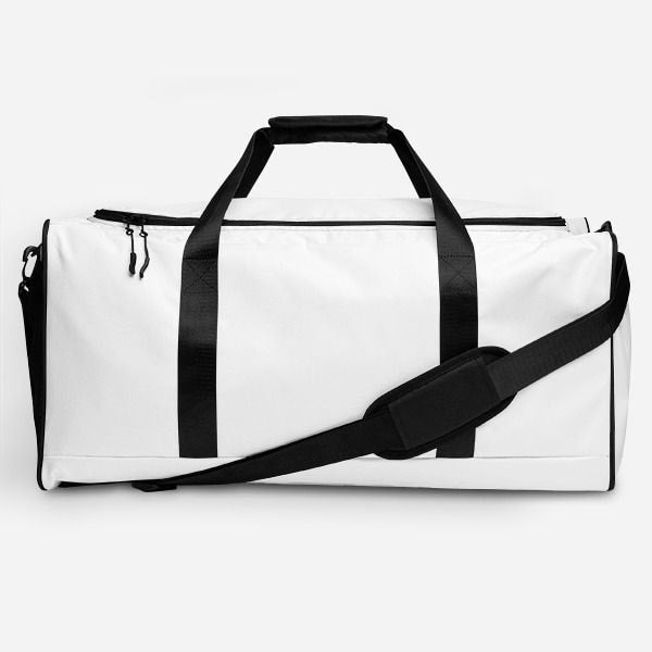 Duffle gym bag · blank
