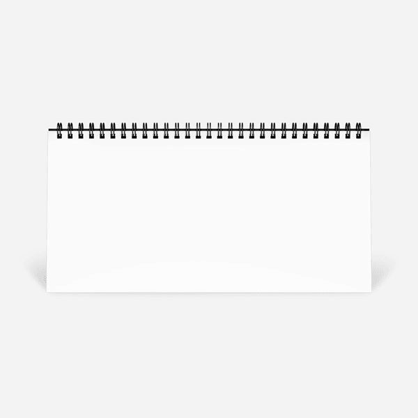 Desk tent calendar · blank