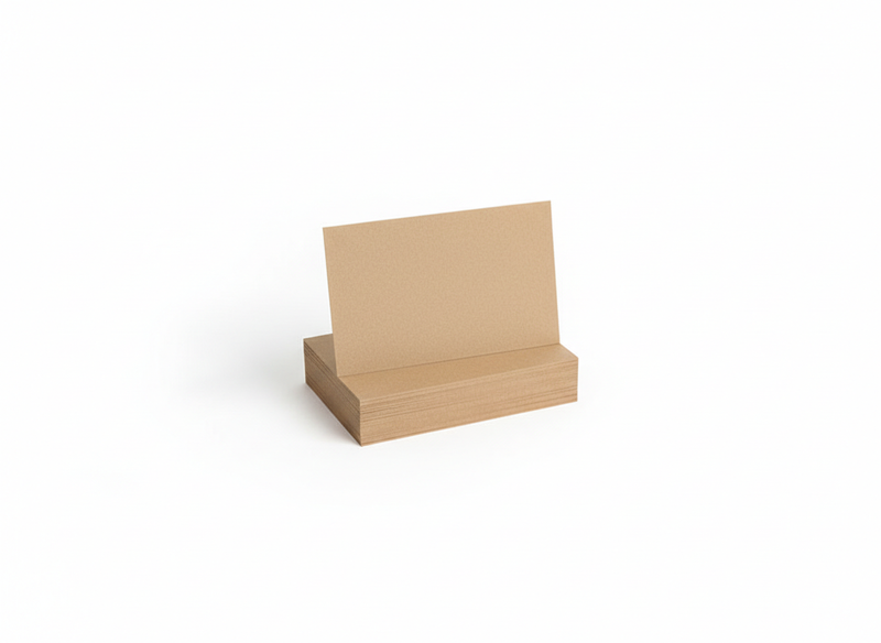 Kraft business cards · blank