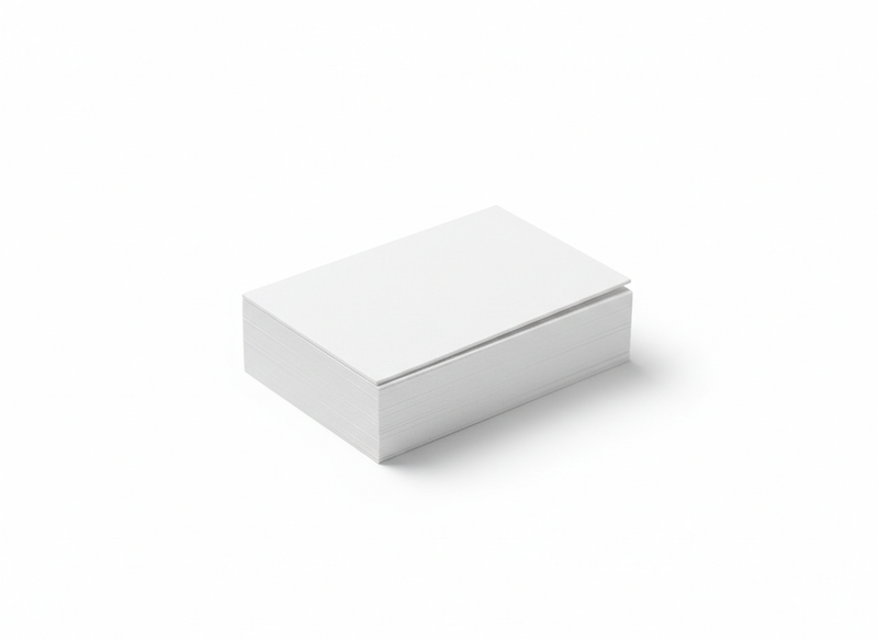Premium thick business cards · blank