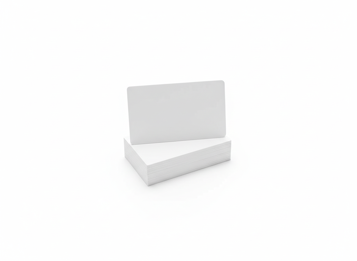 Rounded-corner business cards · blank
