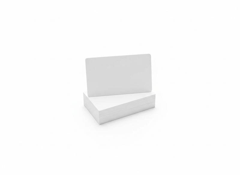 Rounded-corner business cards · blank