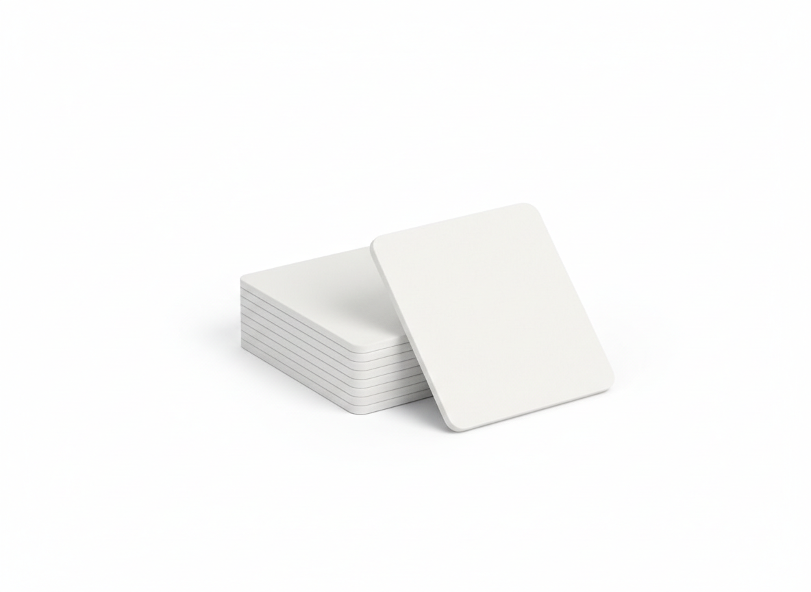 Paper drink coasters · blank
