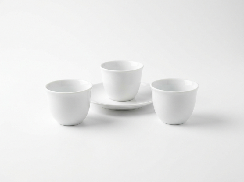 Arabic coffee fenjan set · blank