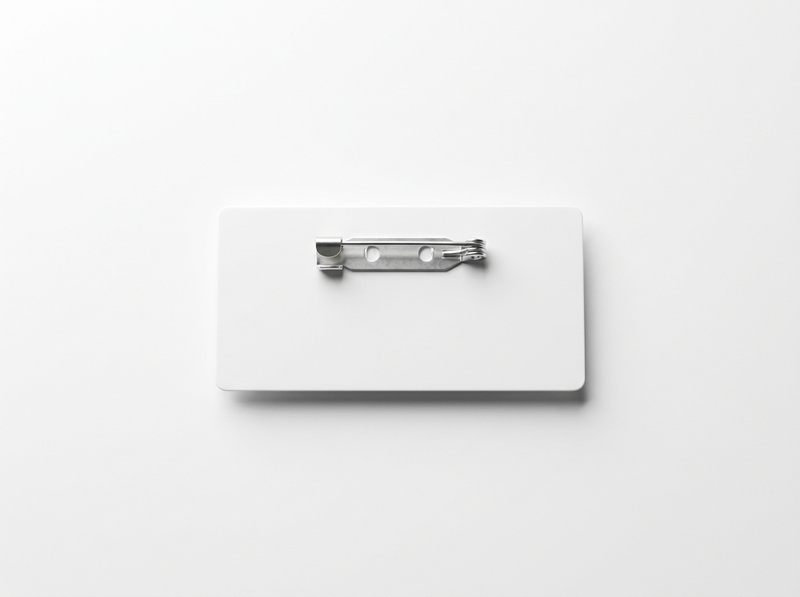 Name badge · blank