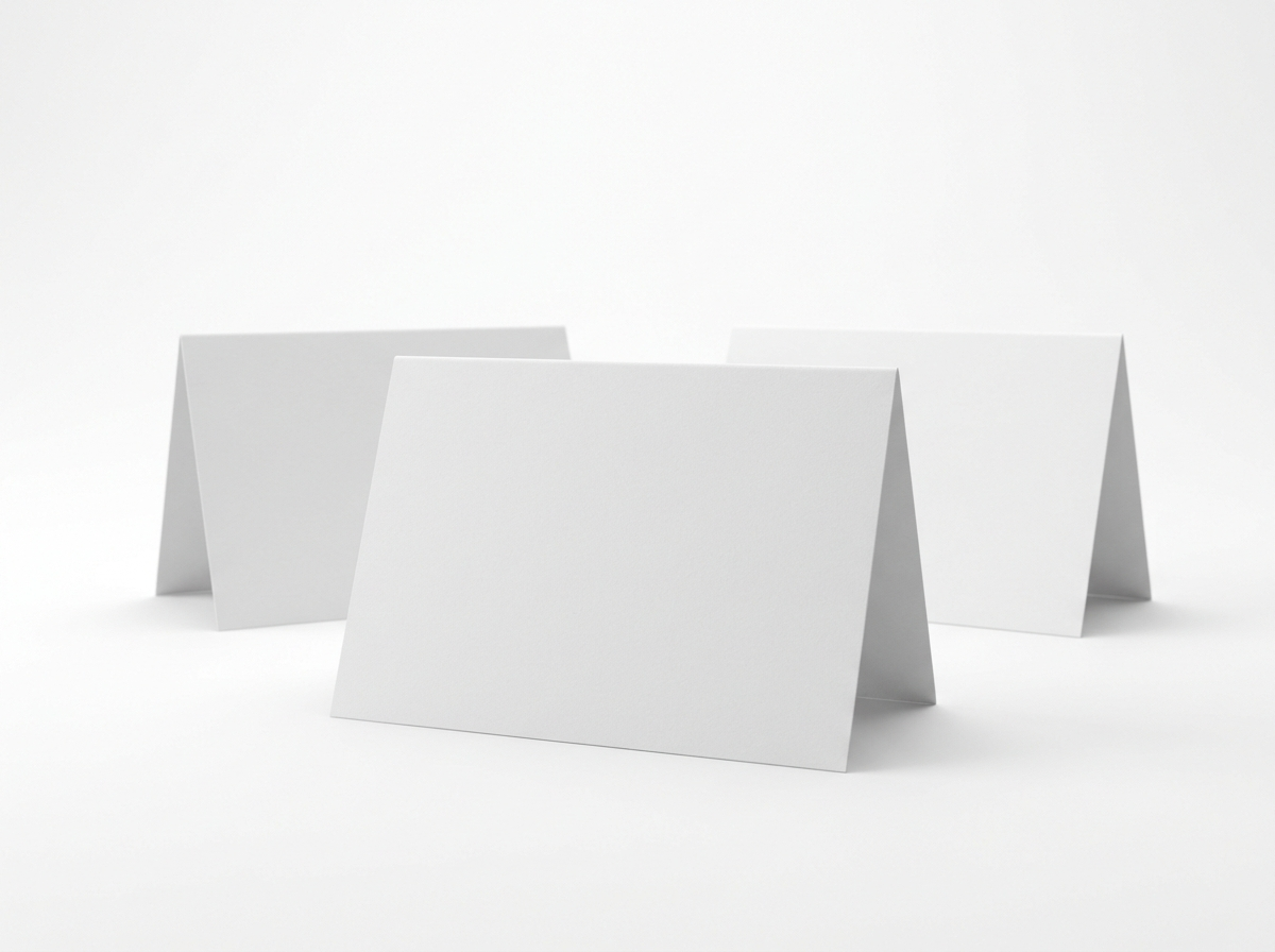 Wedding menu cards · blank