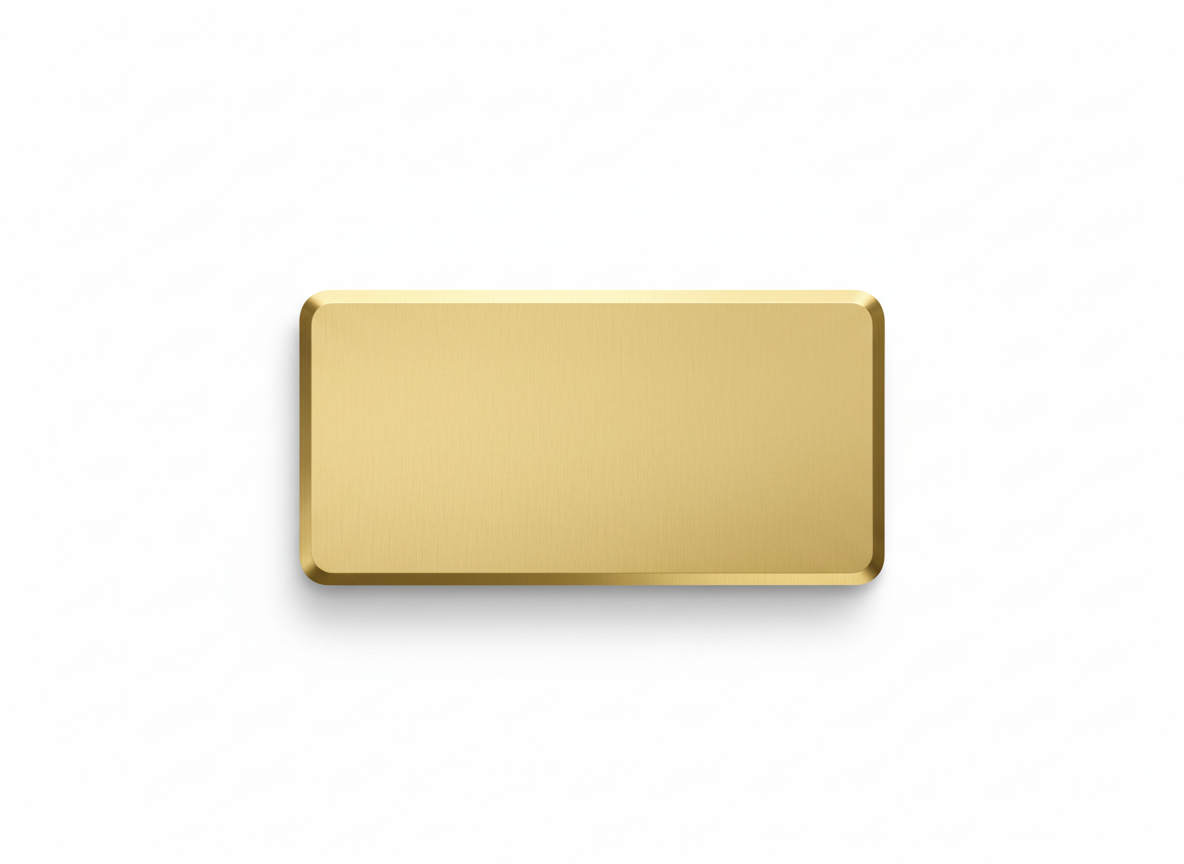 Brass and gold-plated plaques · blank