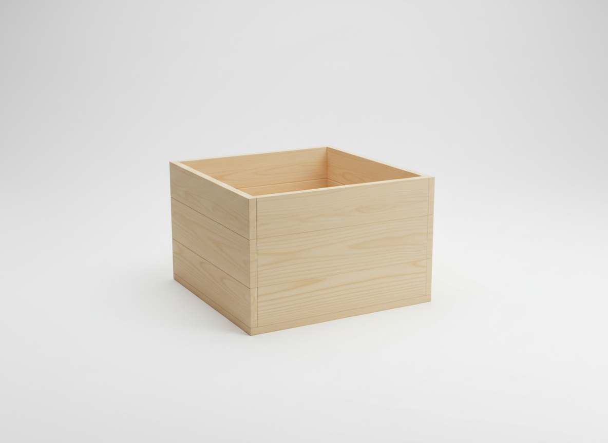 Wooden display crates · blank