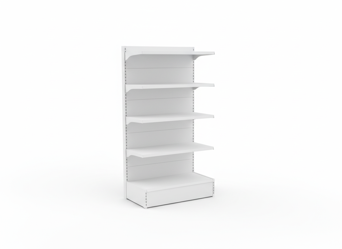 Floor display shelves · blank