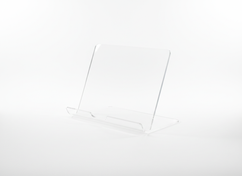 Laptop and book stands · blank