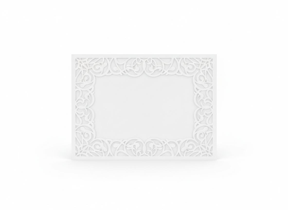 Laser-cut invitations · blank