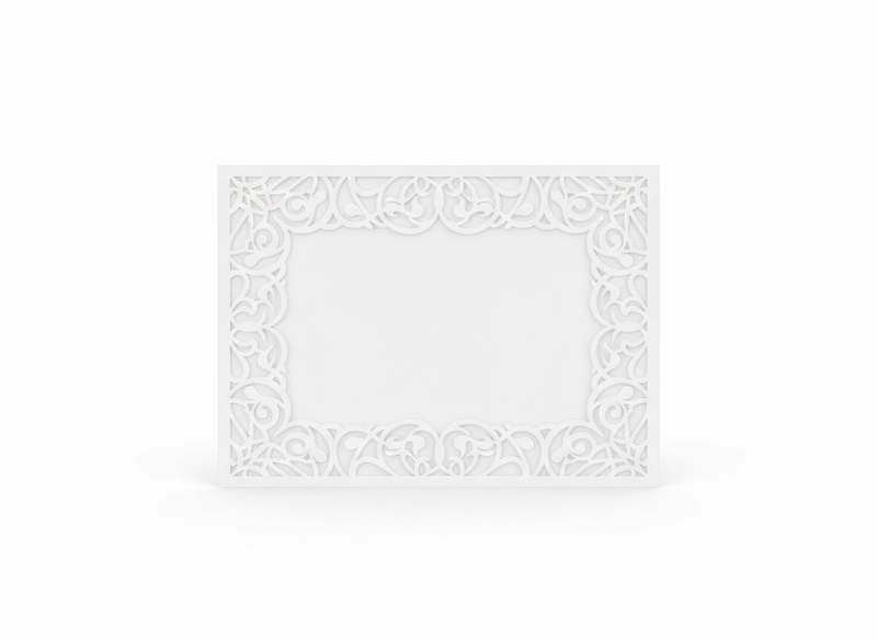 Laser-cut invitations · blank