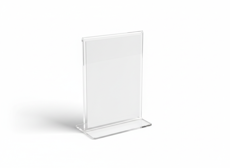 QR table stands · blank