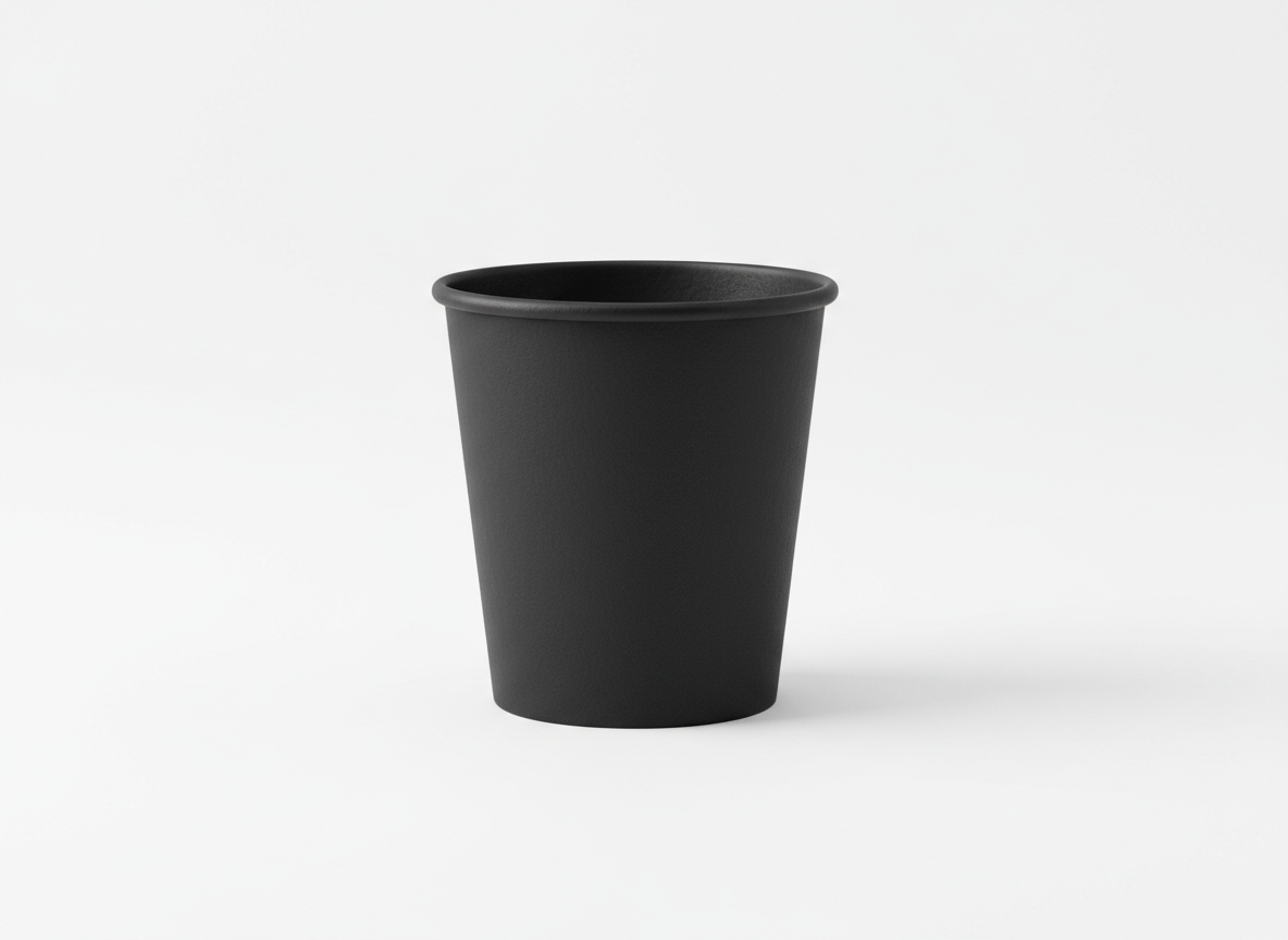 Espresso black paper cup