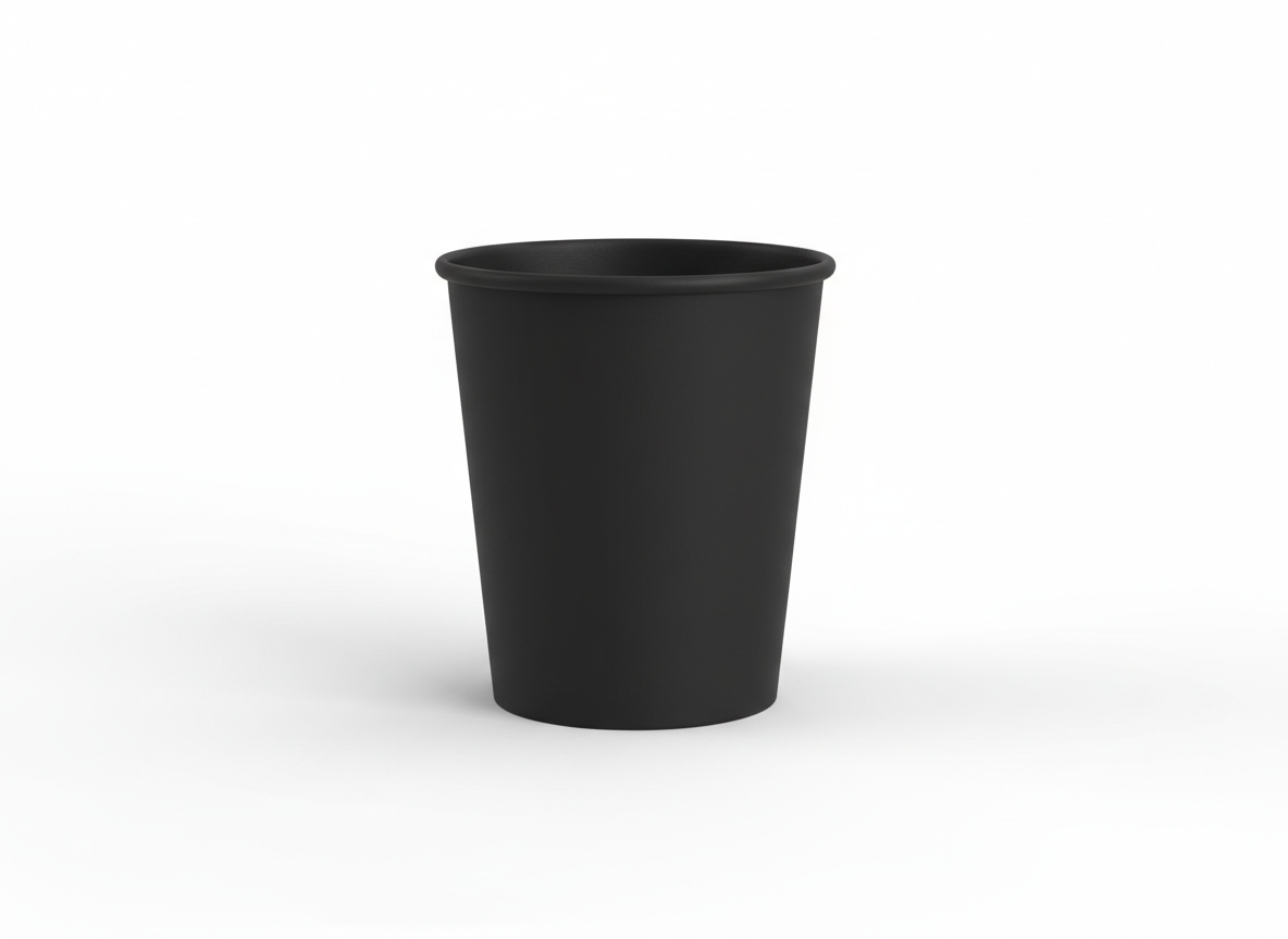 Espresso black paper cup · Espresso Black · 4 oz