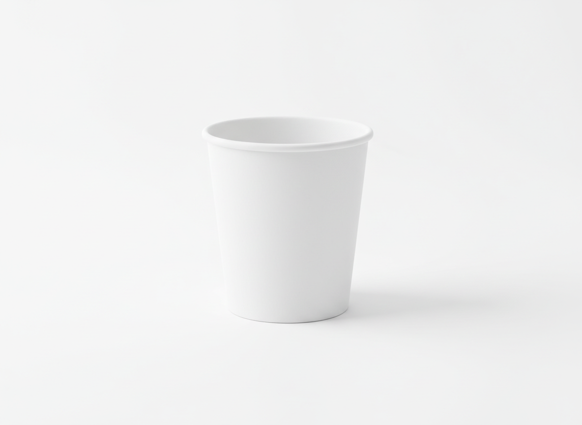 Espresso white paper cup
