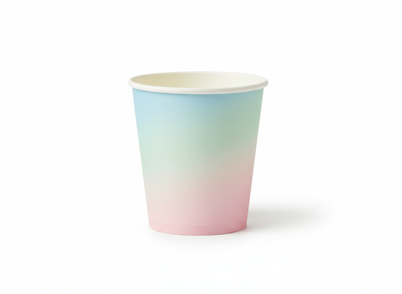 Party pastel gradient paper cup