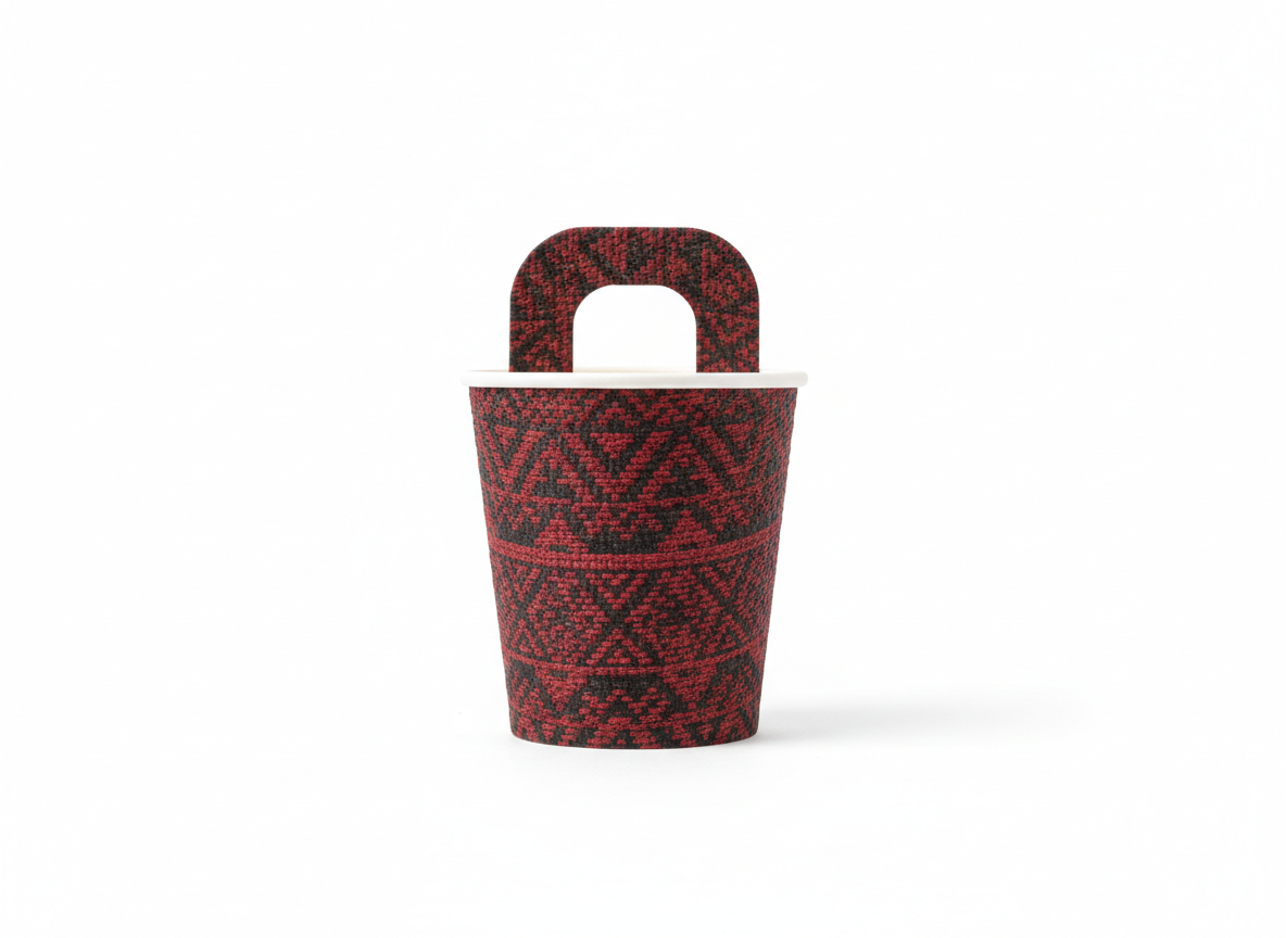 Sadu handle paper cup · Sadu With Handle · 9 oz