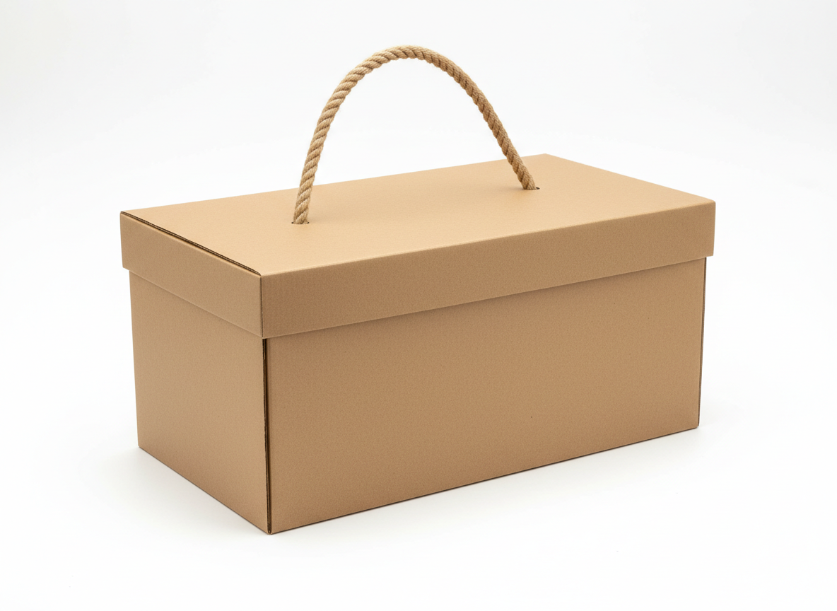 Brown handle box · Large No.3 · Brown
