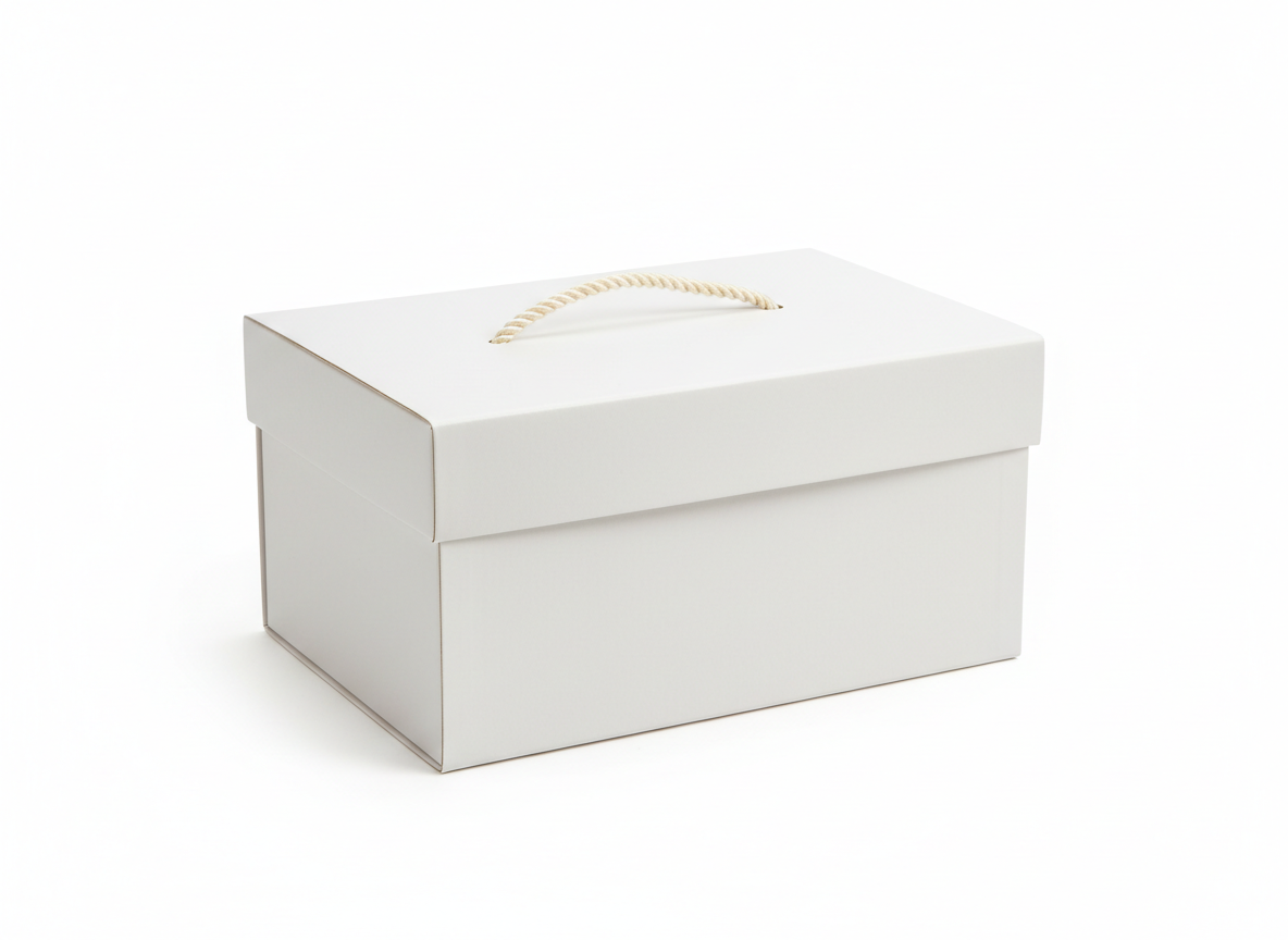 White handle box · Medium No.2 · White
