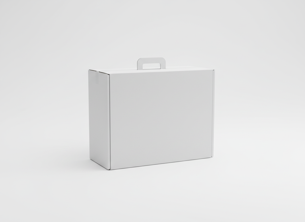White handle box · X Large No.4 · White