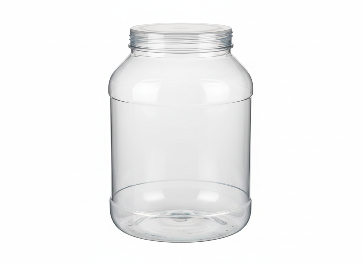 Sunpet clear plastic jar · Sunpet Clear · 5000 ml