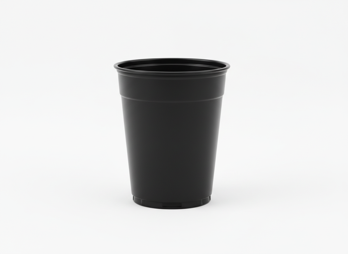 Black cup · All Black · 8 oz