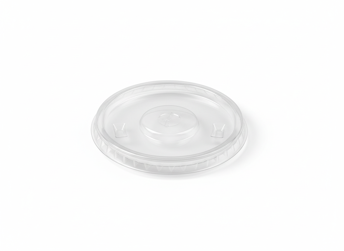 Cup lids · Clear Flat Lid · 7 oz