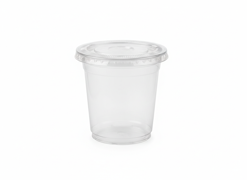 Clear flat lid cups cup lids