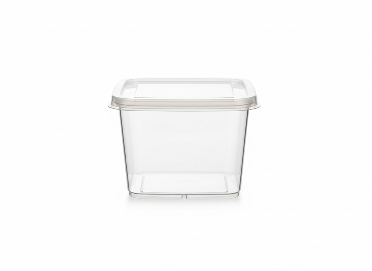 Dessert rectangular cover cup