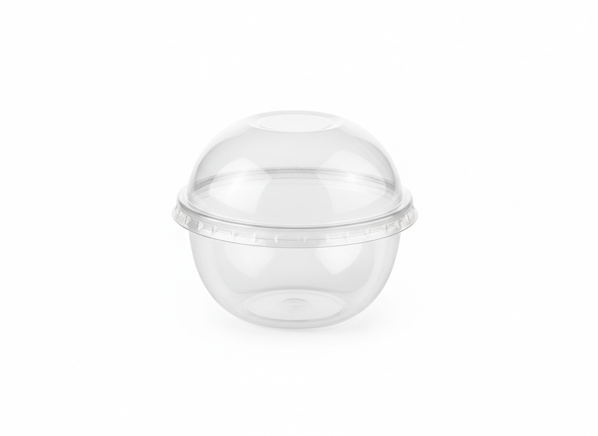 Dessert round cover cup