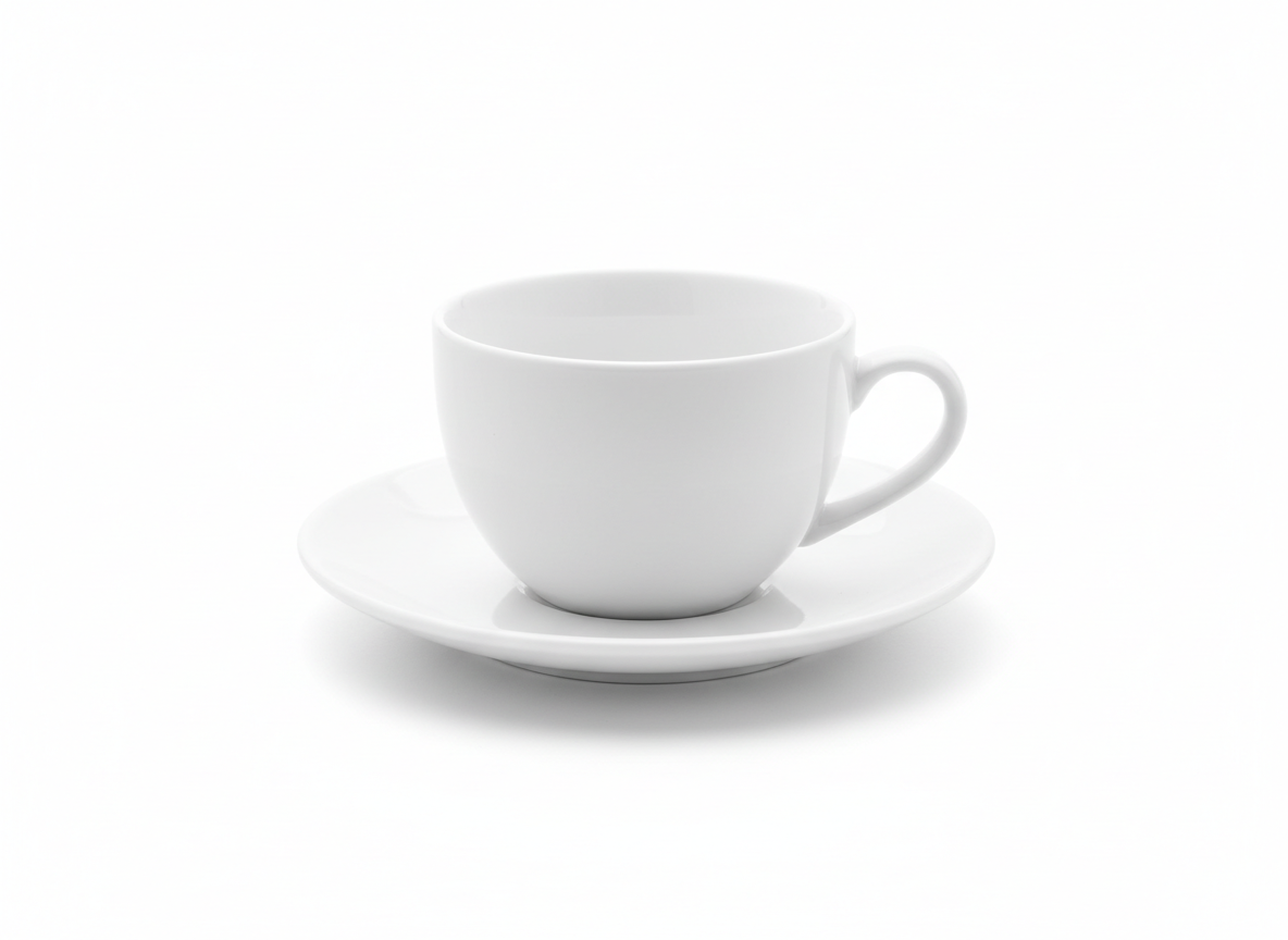 Porcelain tea saucer cup