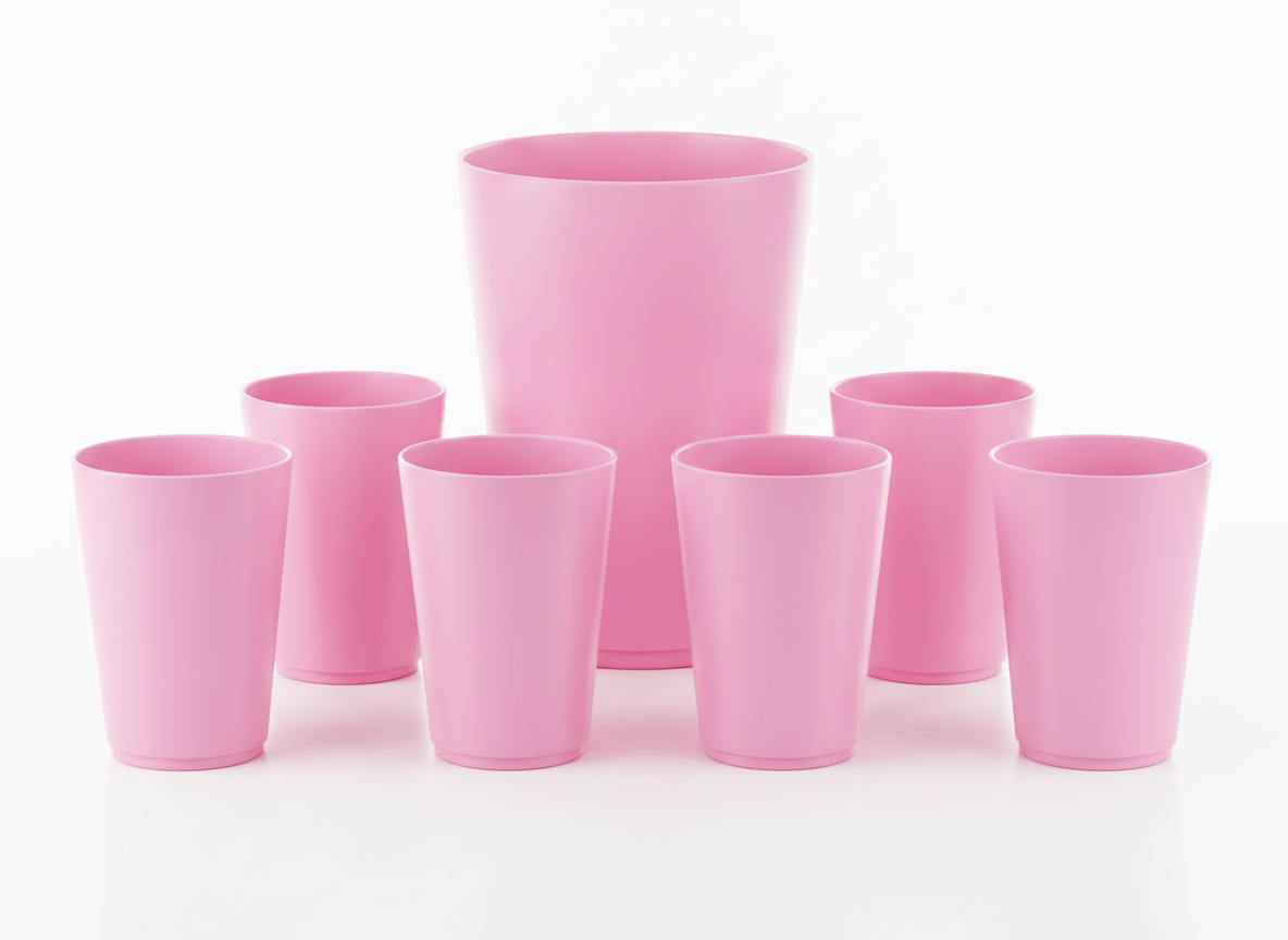 Pink cups cup
