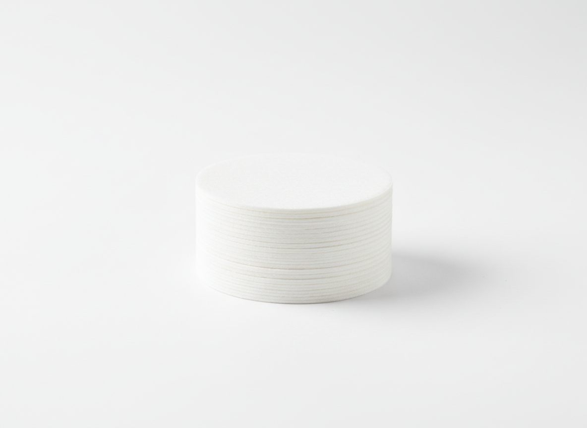 Orange disposable coasters