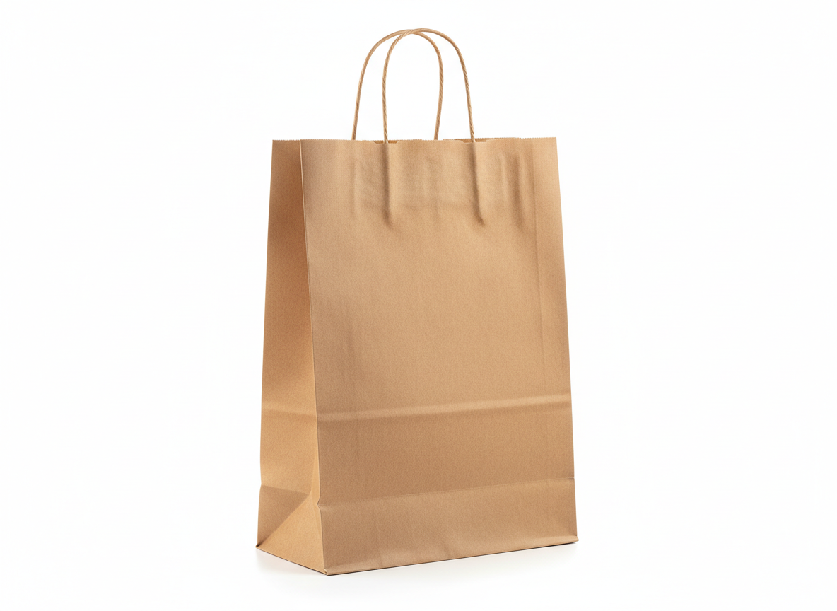 Brown thick paper bag · Brown · 30 40 28