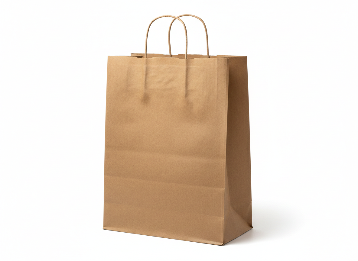 Brown thick paper bag · Brown · 35x45x35
