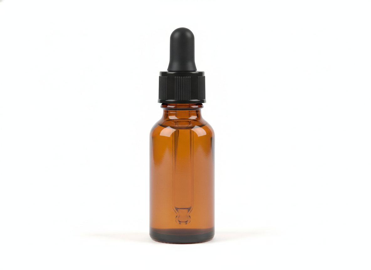 Amber glass dropper · Amber · 20 ml