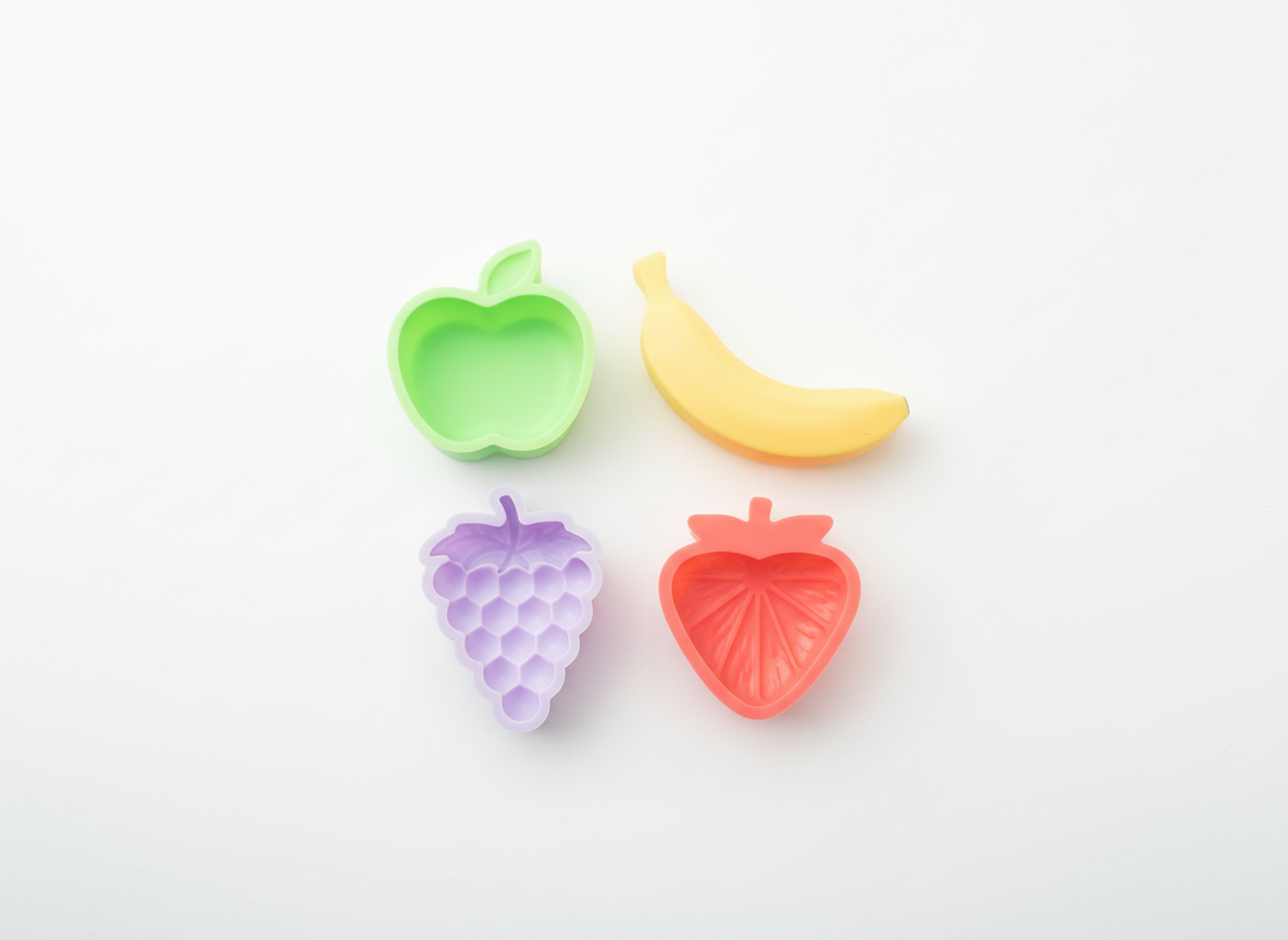 Purple silicone fruits molds
