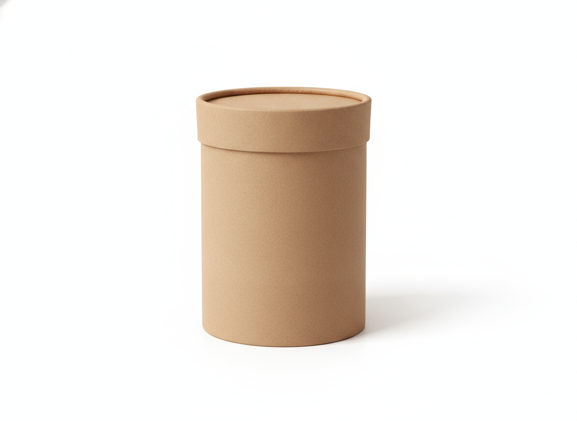 Kraft paper tube gift box · Kraft · Large