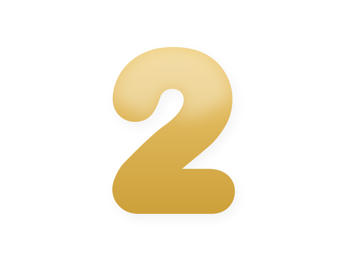 Golden number foil balloon kit · 2 Golden 40 inch