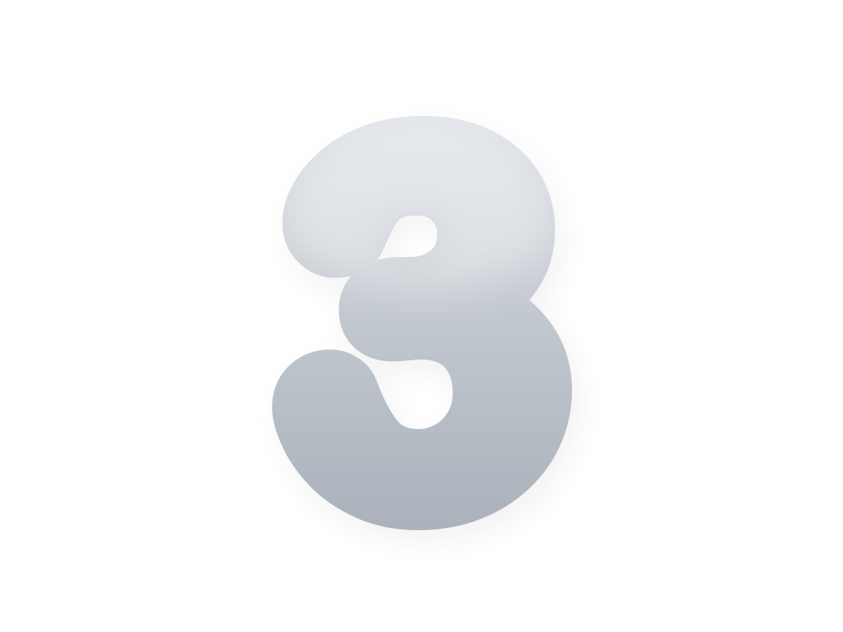 Silver number foil balloon kit · 3 Silver 40 inch