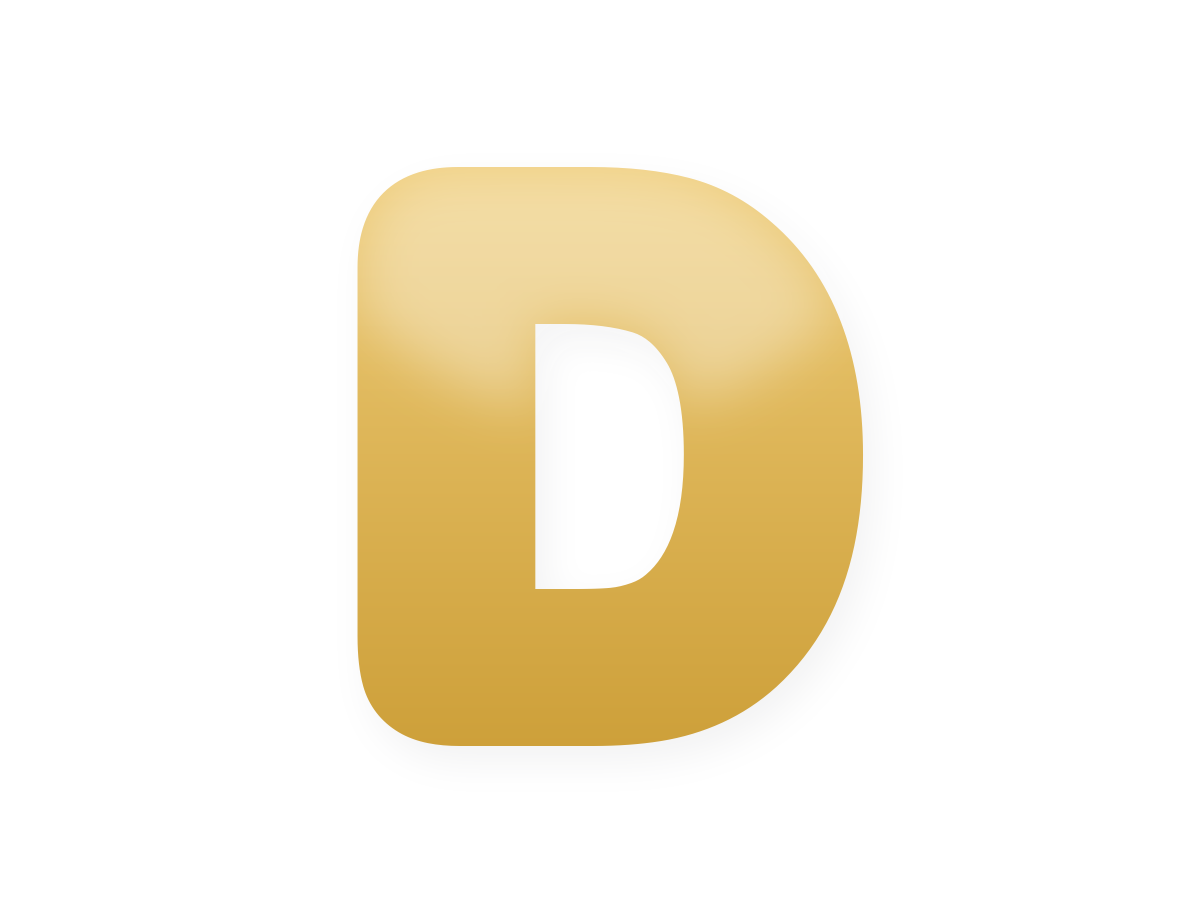 Golden foil balloon kit letter