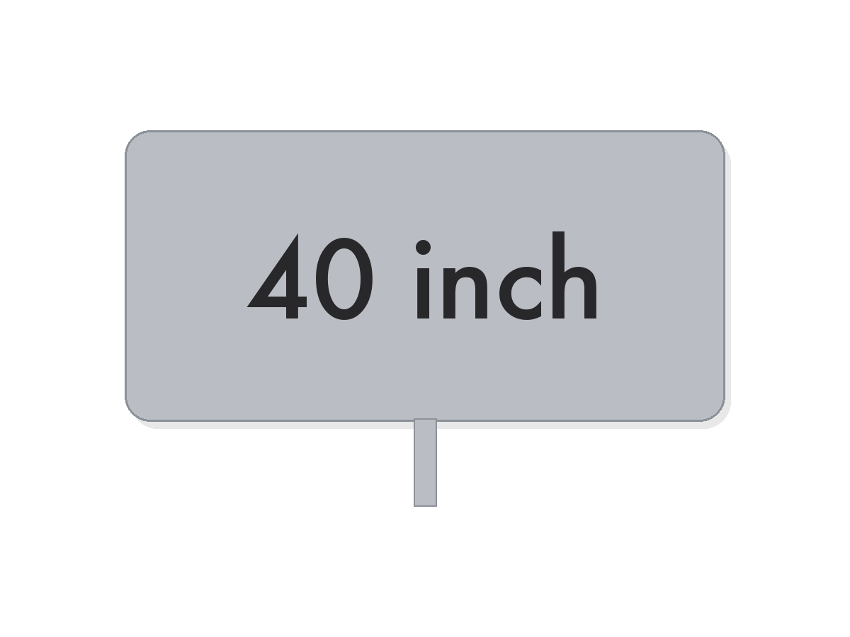 Silver foil balloon kit letter · Silver 40 inch