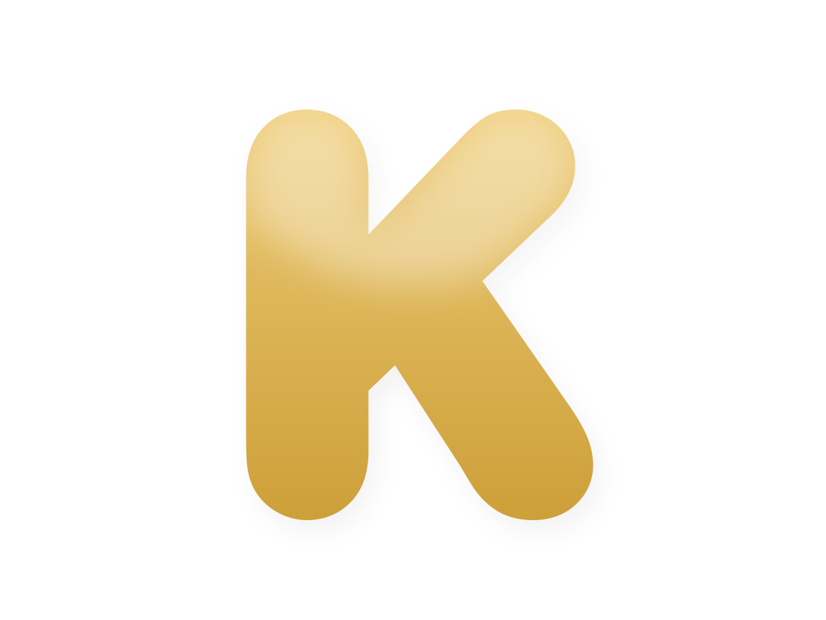 Gold foil balloon kit letter