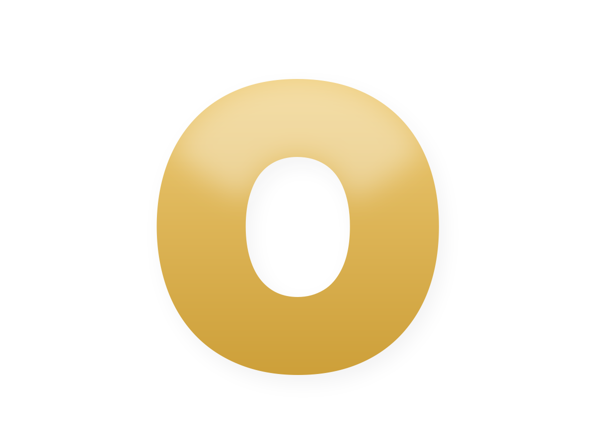 Golden foil balloon kit letter