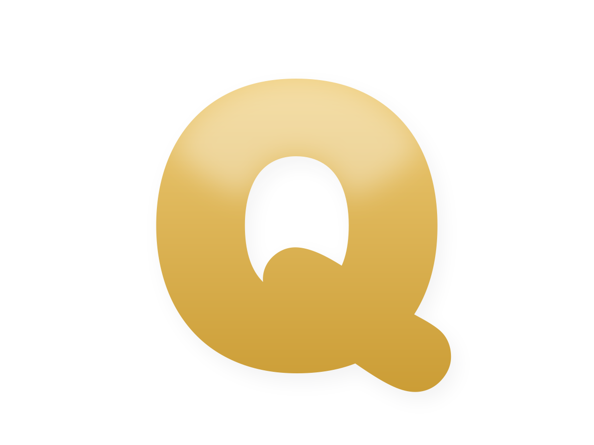 Golden foil balloon kit letter