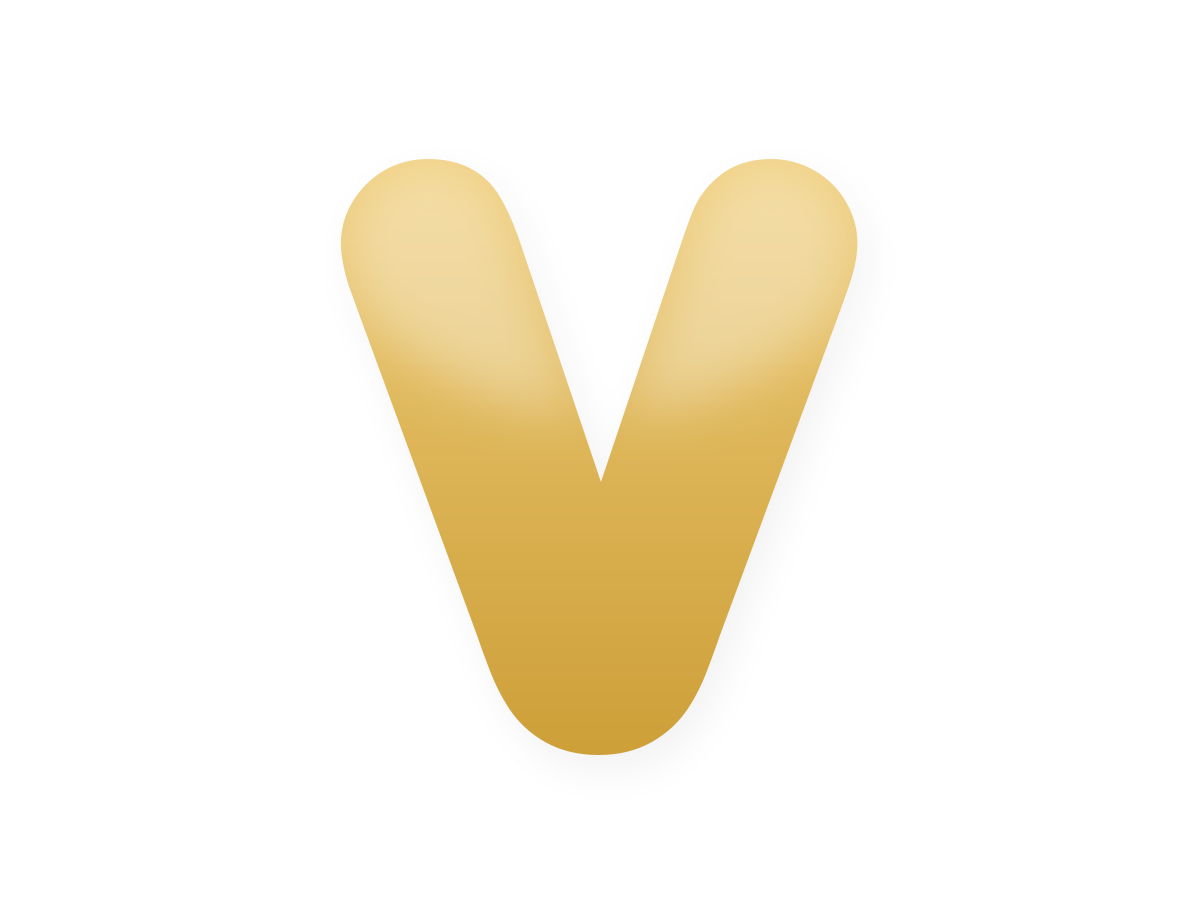 Golden foil balloon kit letter