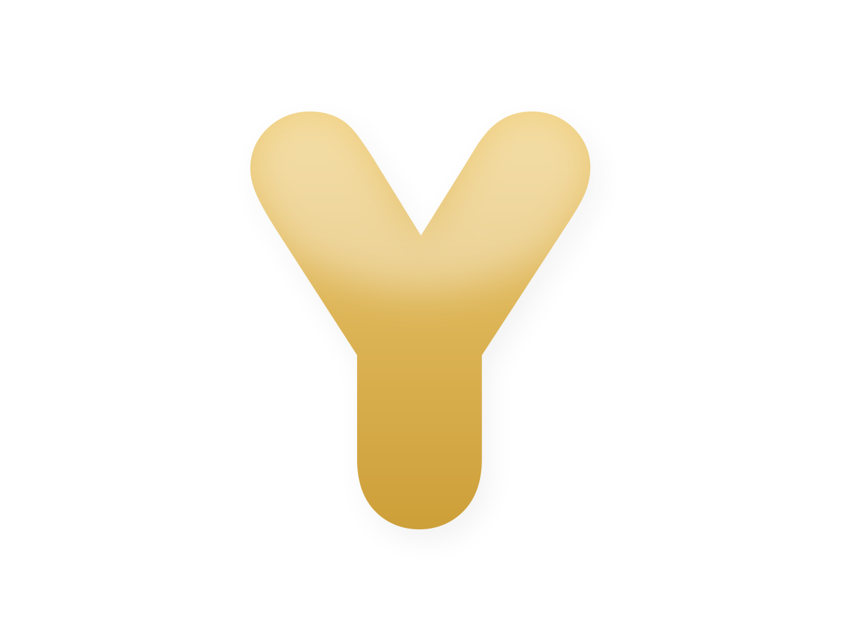 Golden foil balloon kit letter