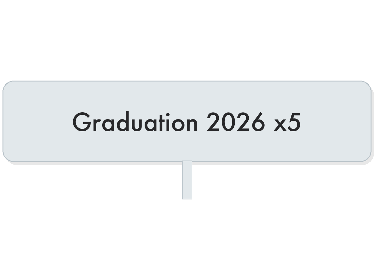 Graduation clear acrylic tray